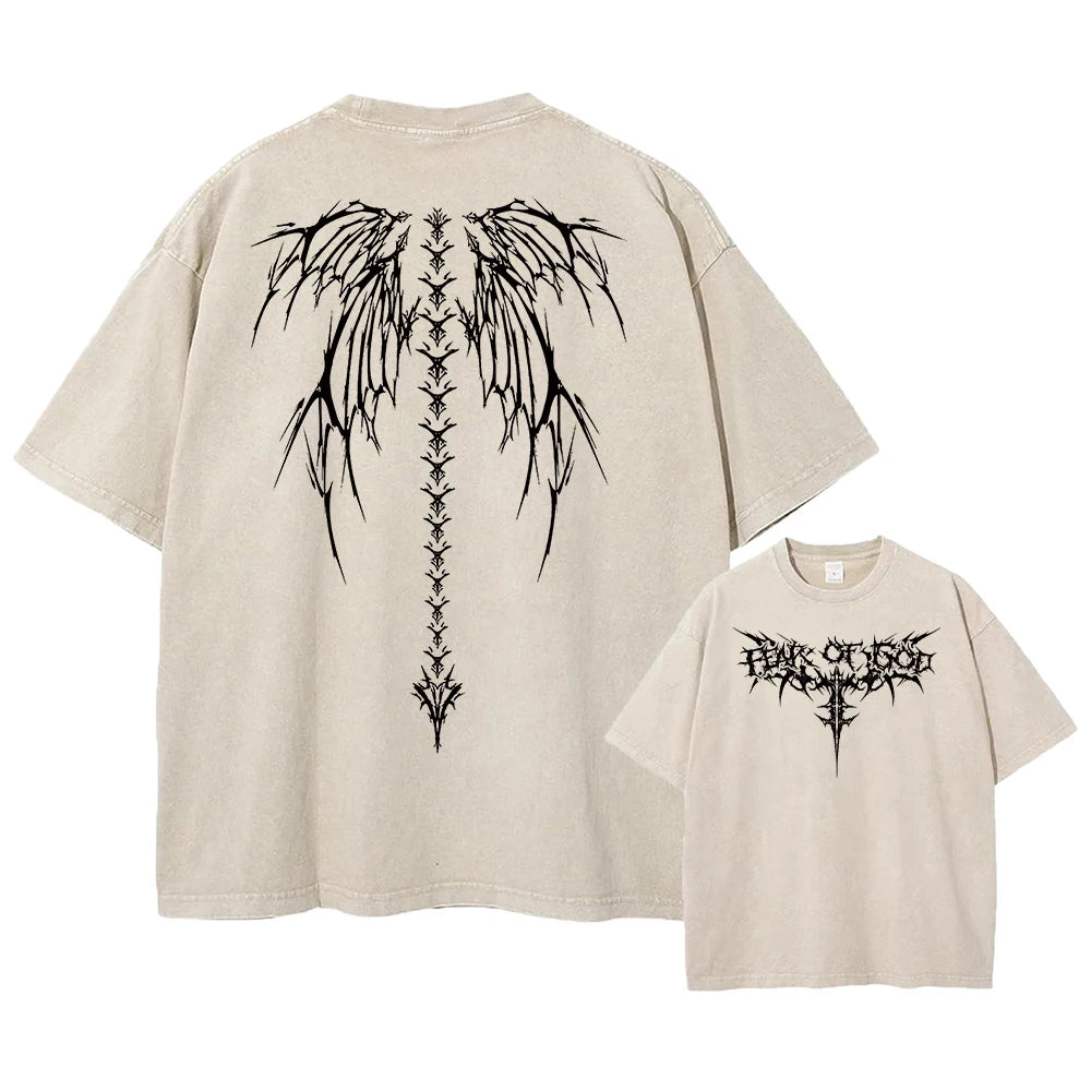 Jo Workout Acid Wash Oversized Jersey