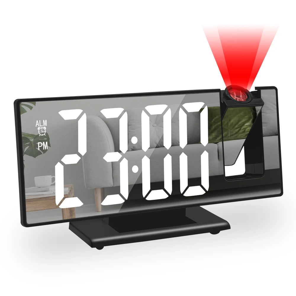 The Modern 180° Time & Temp Projector