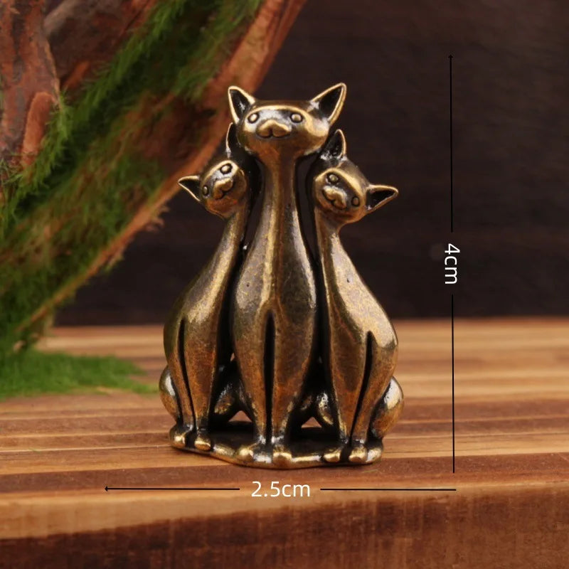 Jo Artisan Copper Cat Ornament