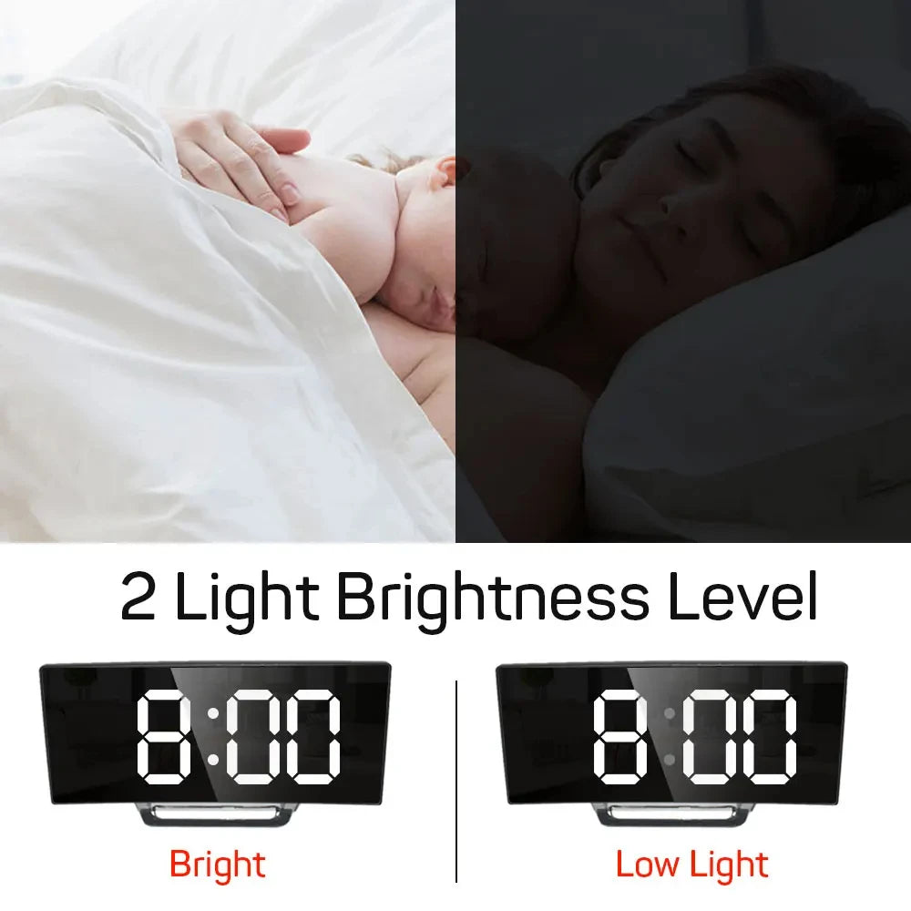 Jo Signature Mirror Alarm Clock