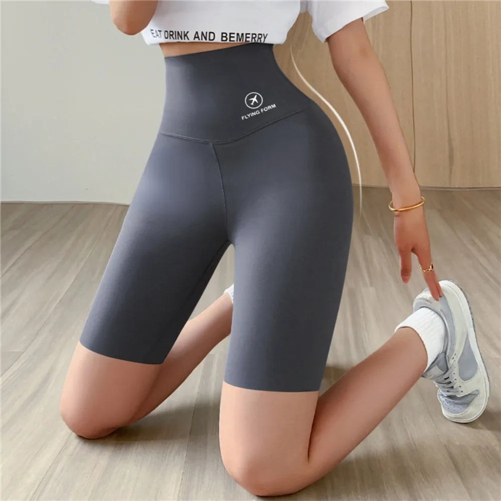 Jo High-Waist Push-Up Yoga Shorts