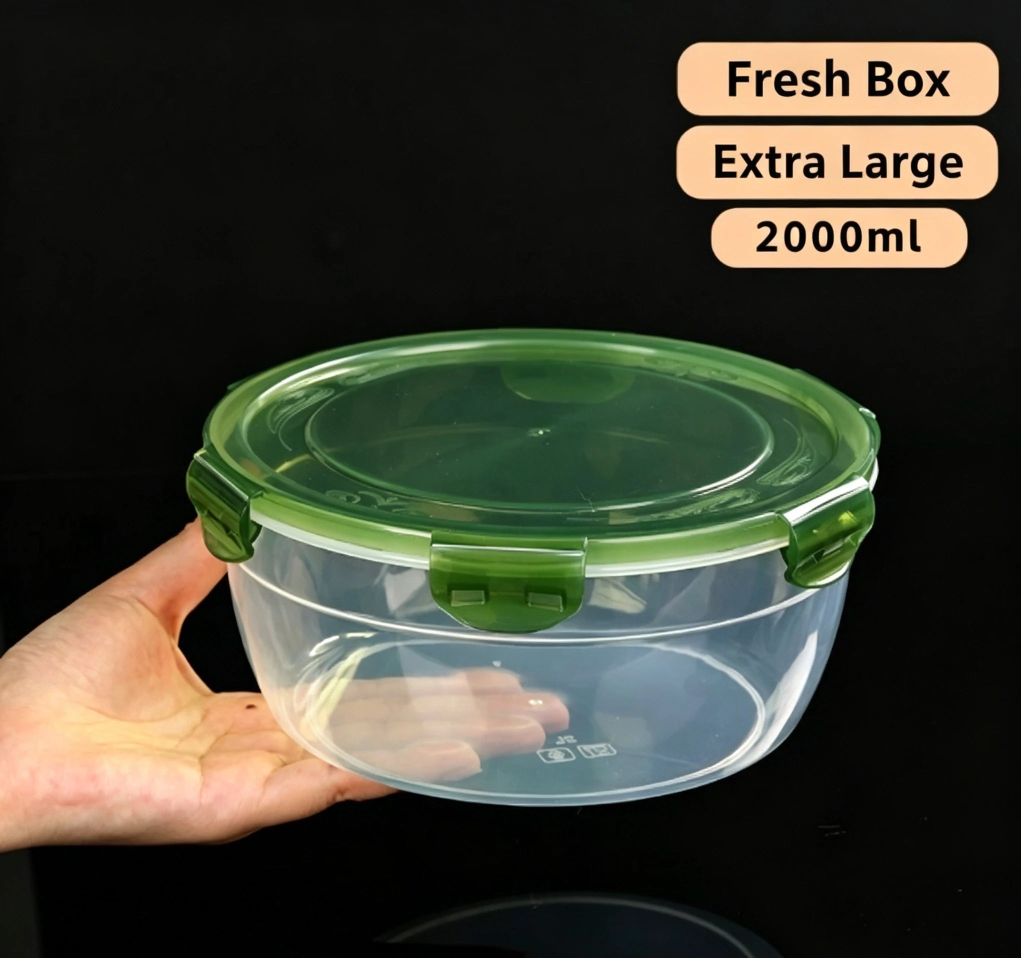 8pcs/set (4 Containers+4 Sealed Lids)