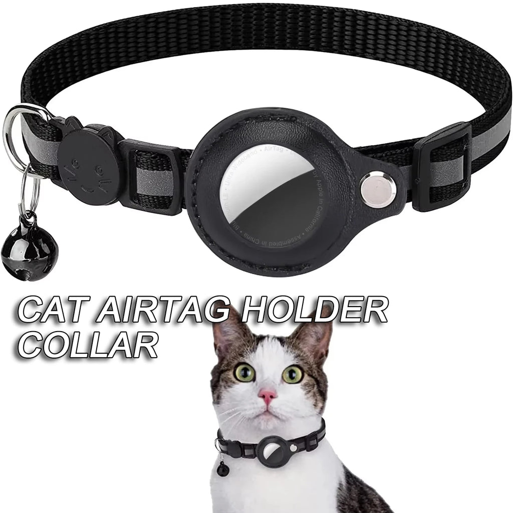 Jo Safeguard Reflective AirTag Cat Collar