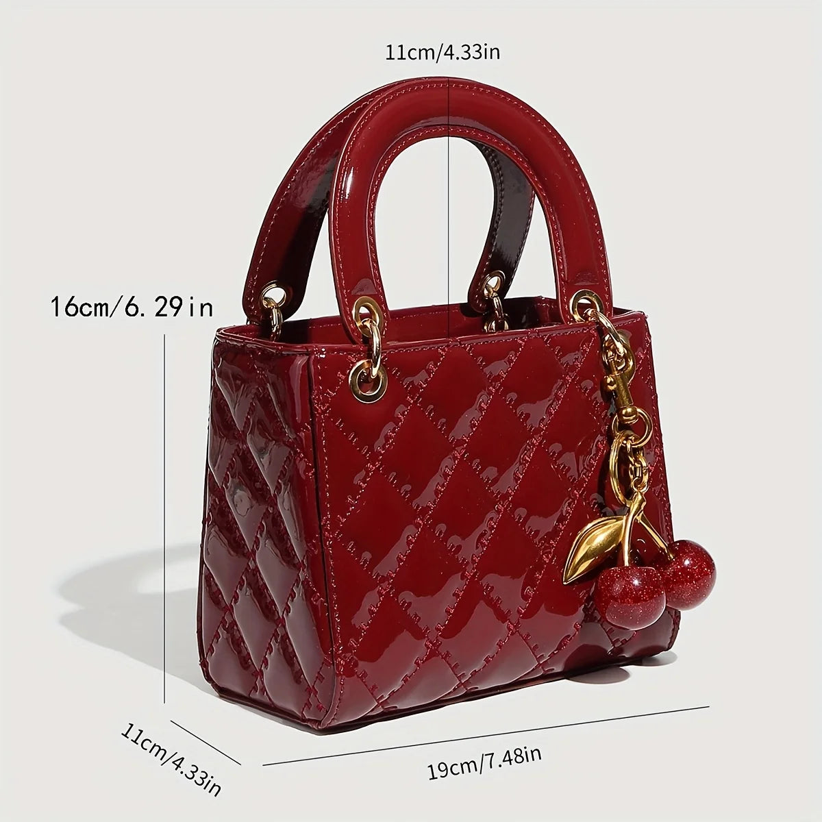 Jo 2026 New Fashion Elegant PU Leather Shoulder Bag