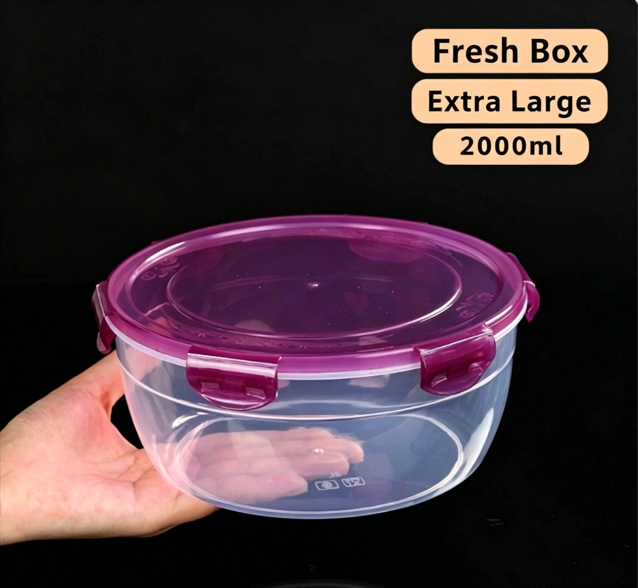 8pcs/set (4 Containers+4 Sealed Lids)
