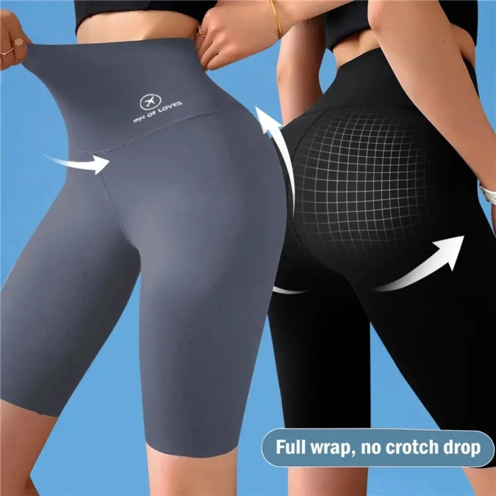 Jo High-Waist Push-Up Yoga Shorts