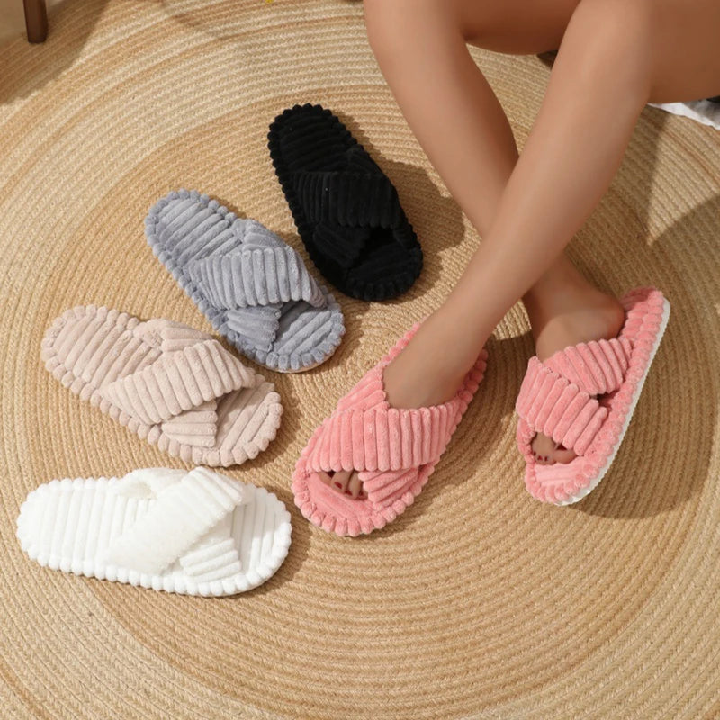 Jo Refined Plush Lounge Slippers