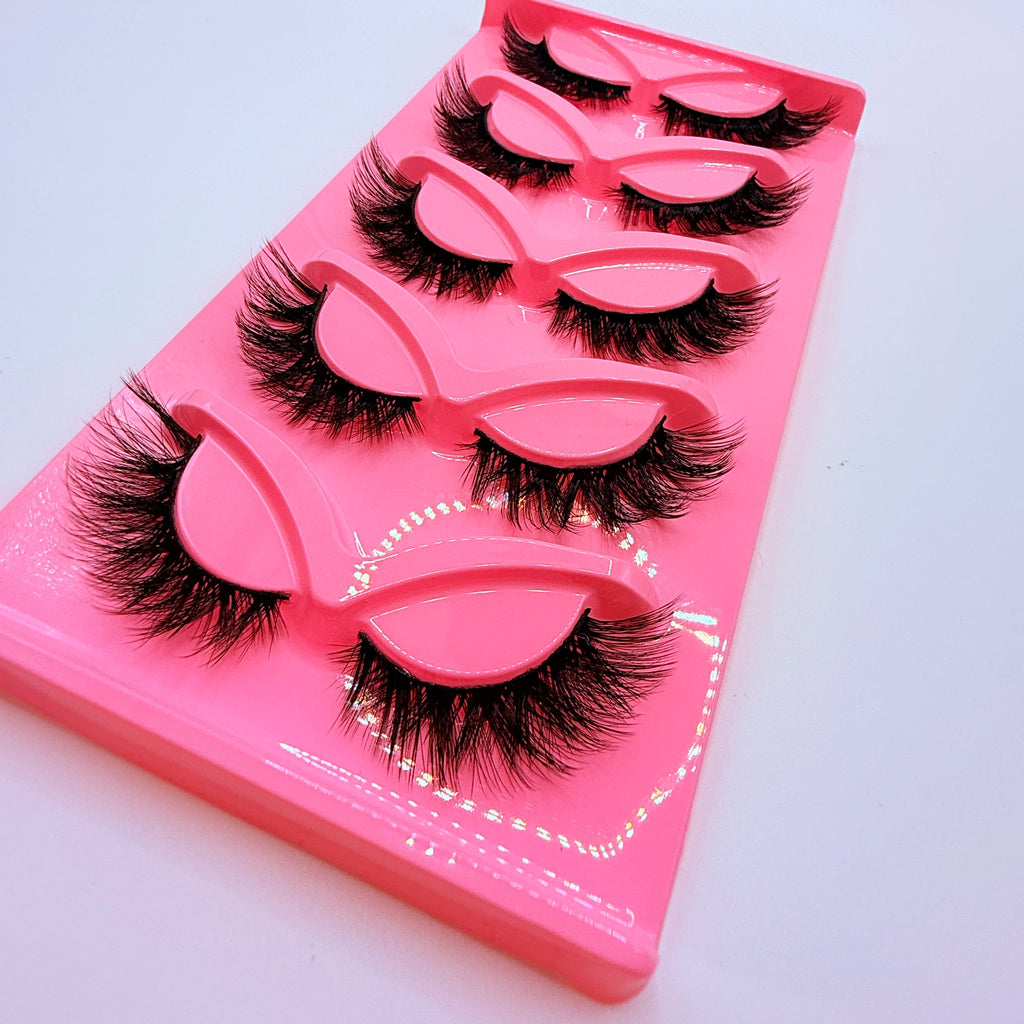 Jo 5-Pair Cat-Eye Lash Collection