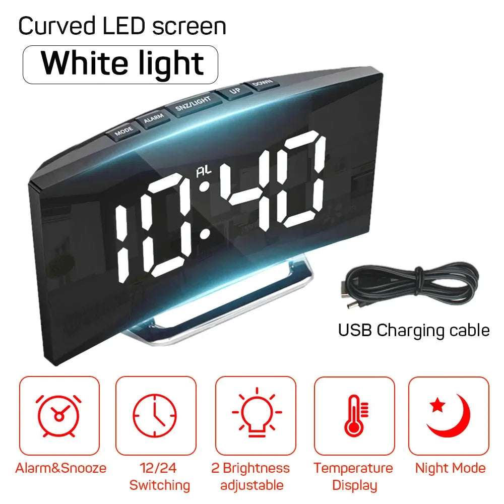 Jo Signature Mirror Alarm Clock