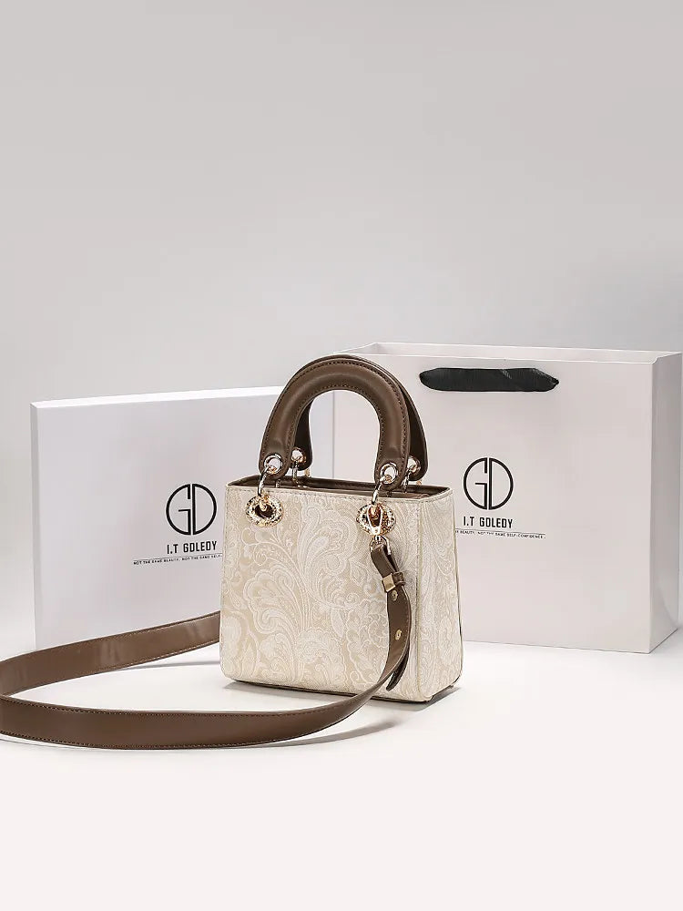 Jo Luxury and Versatile Handheld Square Bag