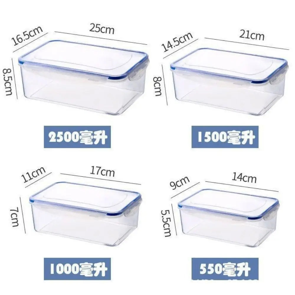 Refrigerator Preservation Box, Double-Layer, Large Capacity, Sealed Box, Vegetable and Fruit, Food Grade, Drain