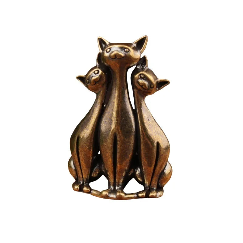Jo Artisan Copper Cat Ornament