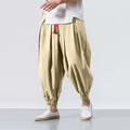 Jo Casual Loose-Fit Linen Harem Pants