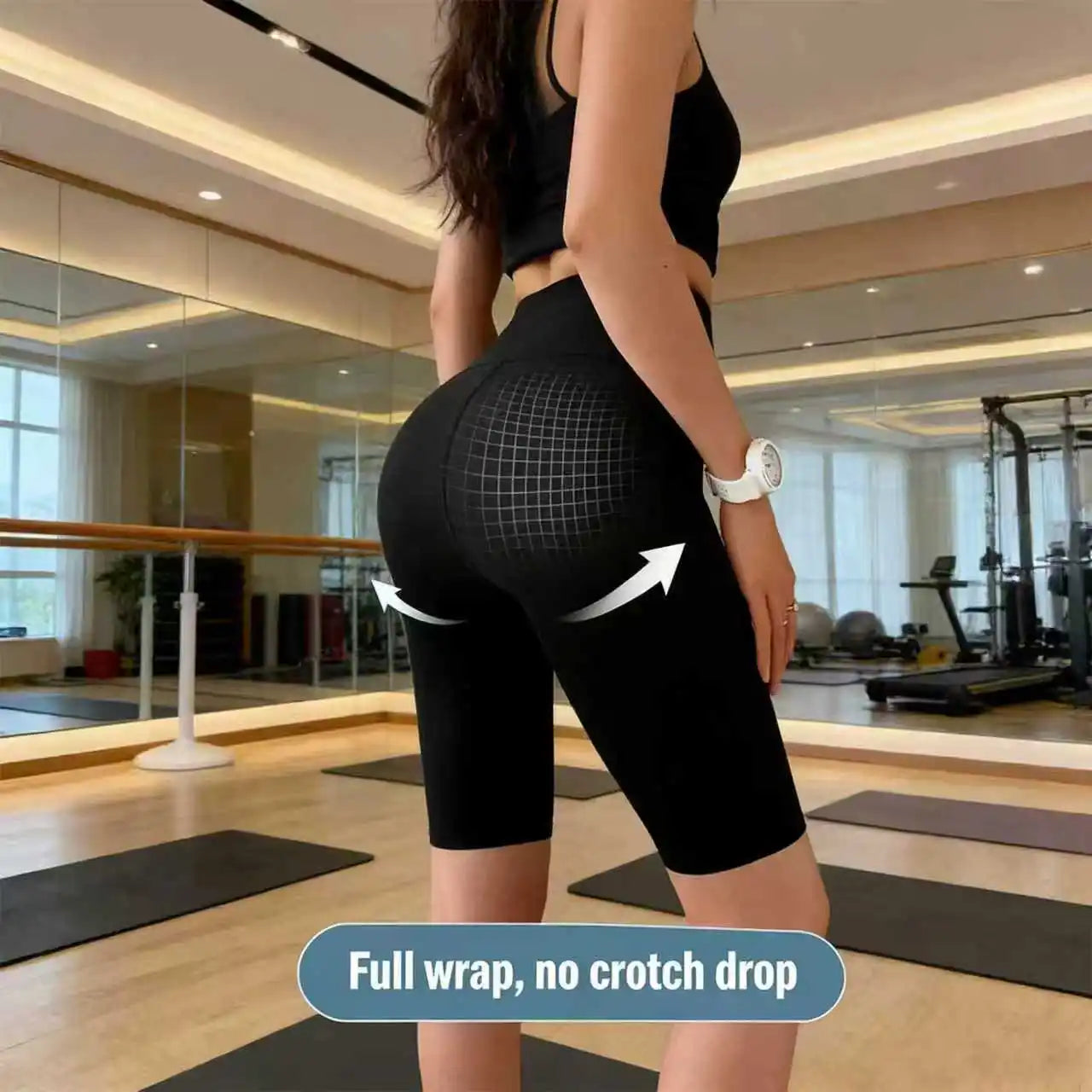 Jo 2026 New Women's High-Waisted Sports Shorts for Cycling Jogging Fitness and Yoga gym shorts