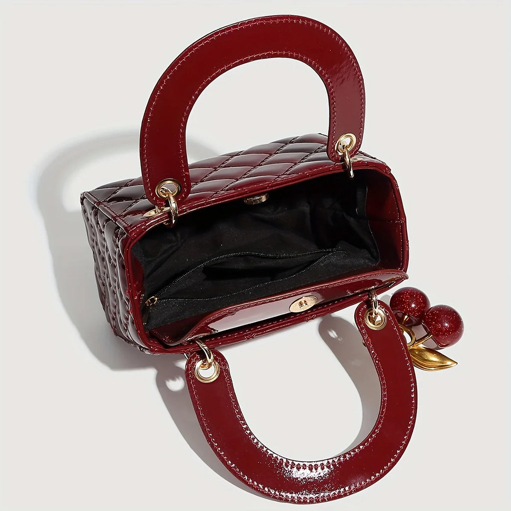 Jo 2026 New Fashion Elegant PU Leather Shoulder Bag