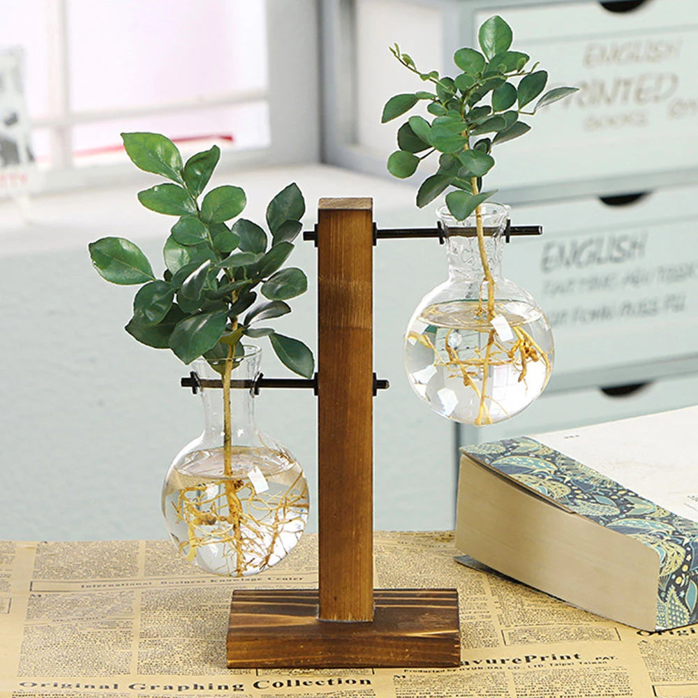 Jo Minimalist Glass Bulb Planter