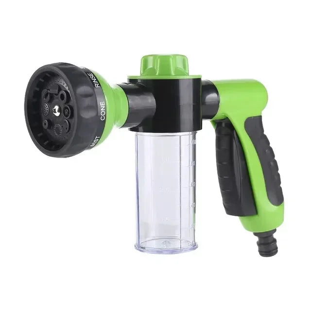 Pressure Hose Nozzle Foam Gun 8 In 1 Jet Spray Gun Soap Dispenser Garden Watering Horse Dog Animal Car Washing Tool Dropshipping