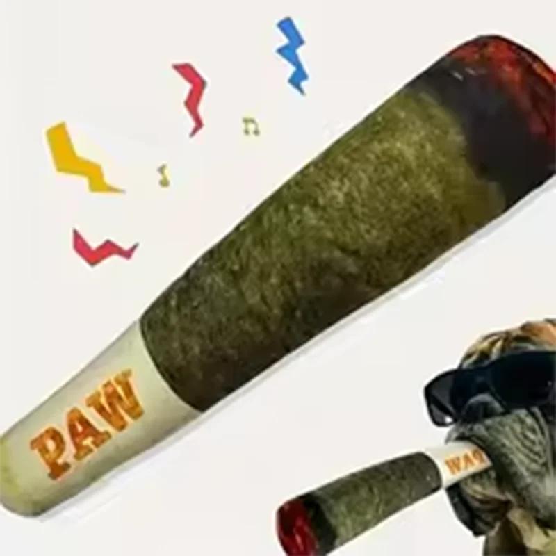 Jo "Cigar" Style Interactive Squeaky Toy
