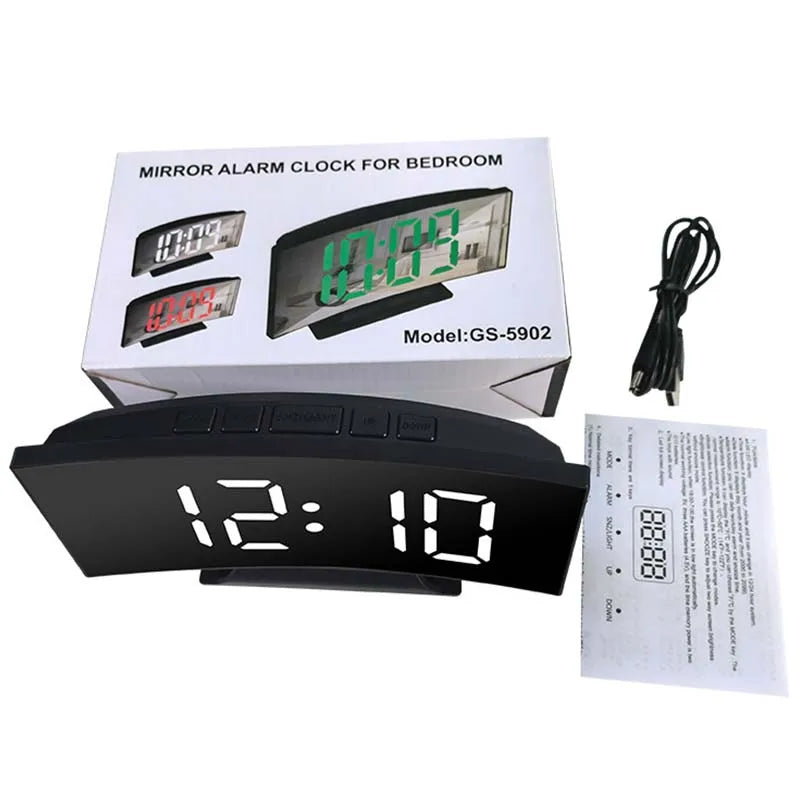 Jo Signature Mirror Alarm Clock