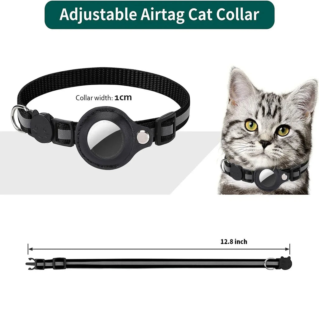Jo Safeguard Reflective AirTag Cat Collar