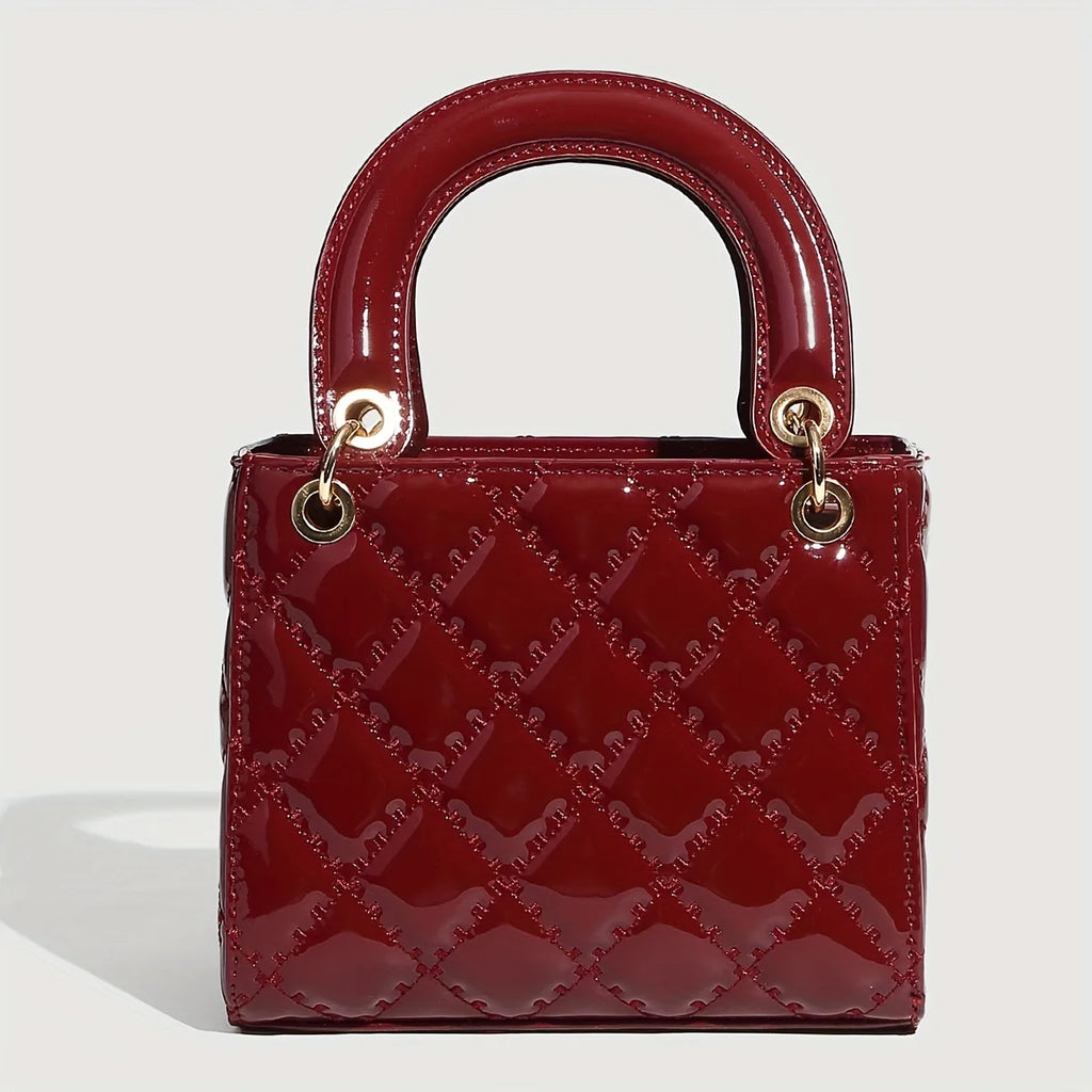 Jo 2026 New Fashion Elegant PU Leather Shoulder Bag