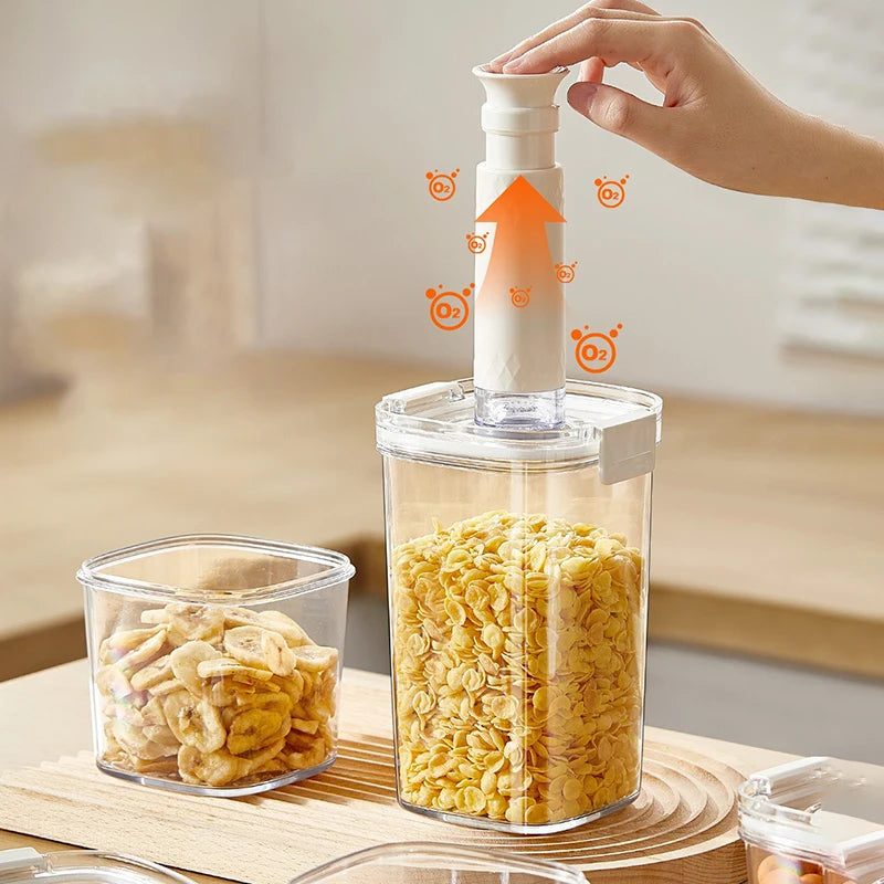Jo FreshSeal Vacuum Kitchen Canister