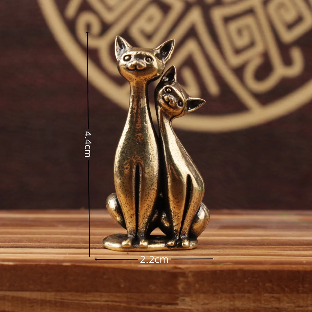 Jo Artisan Copper Cat Ornament