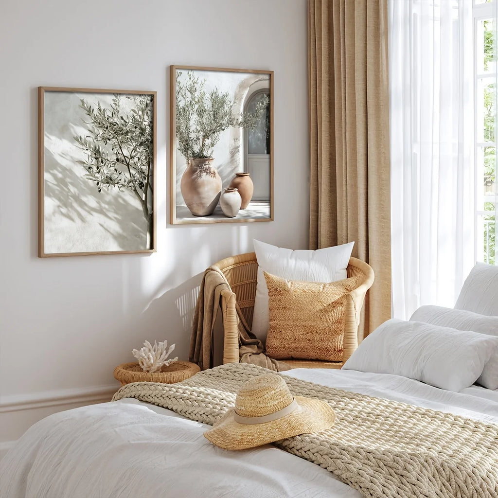 Jo Serene Olive Shadow Canvas Set