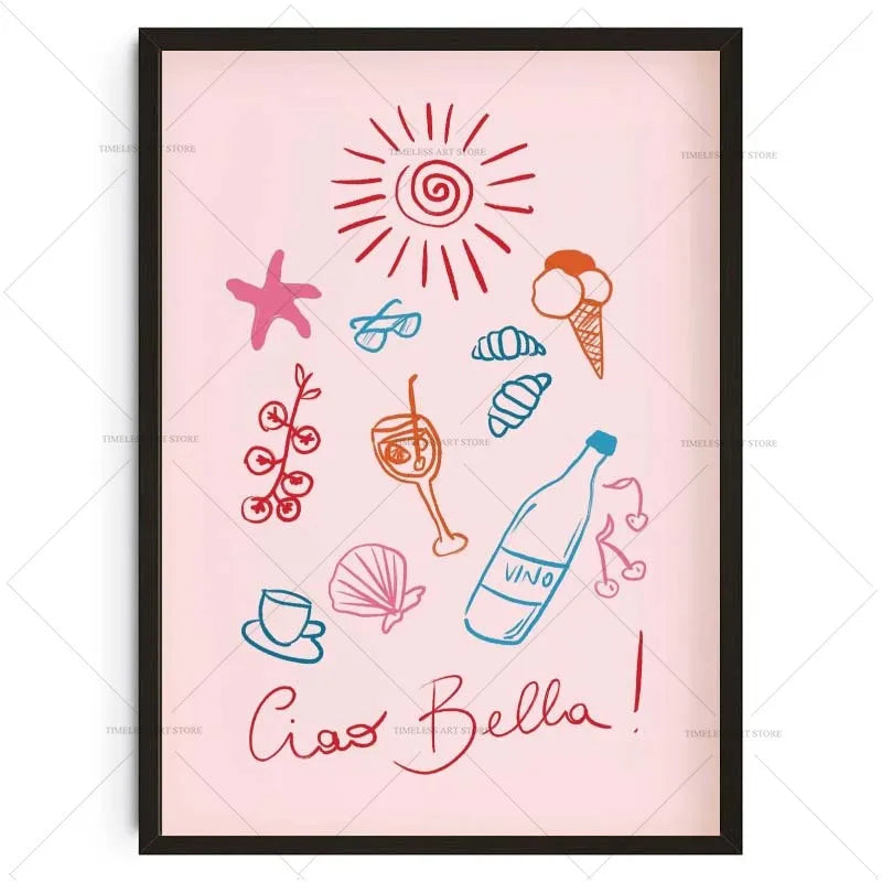 Jo Tropical Preppy Art Collection