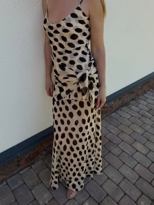 Jo Midnight Polka Dot A-Line Party Dress