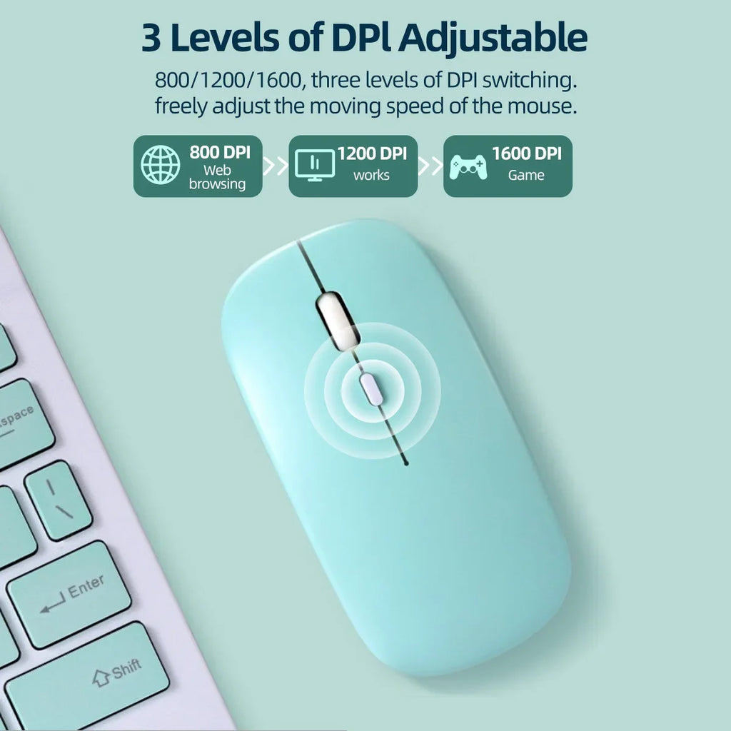 Jo Streamline Wireless Silent Mouse