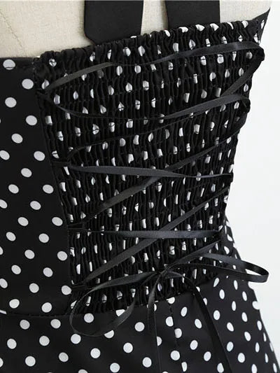 Jo Vintage Polka Dot Rockabilly Party Dress
