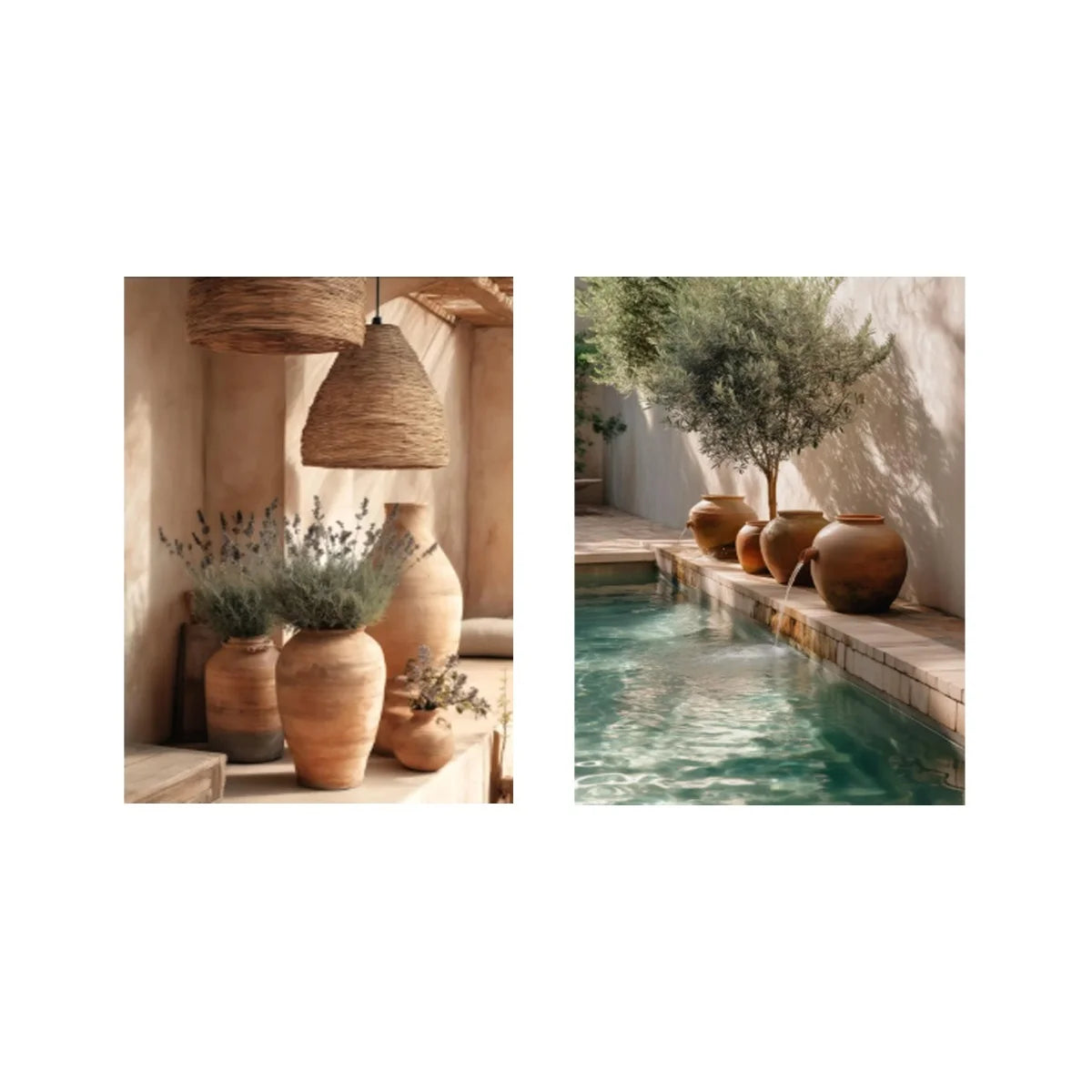 Jo Serene Olive Shadow Canvas Set