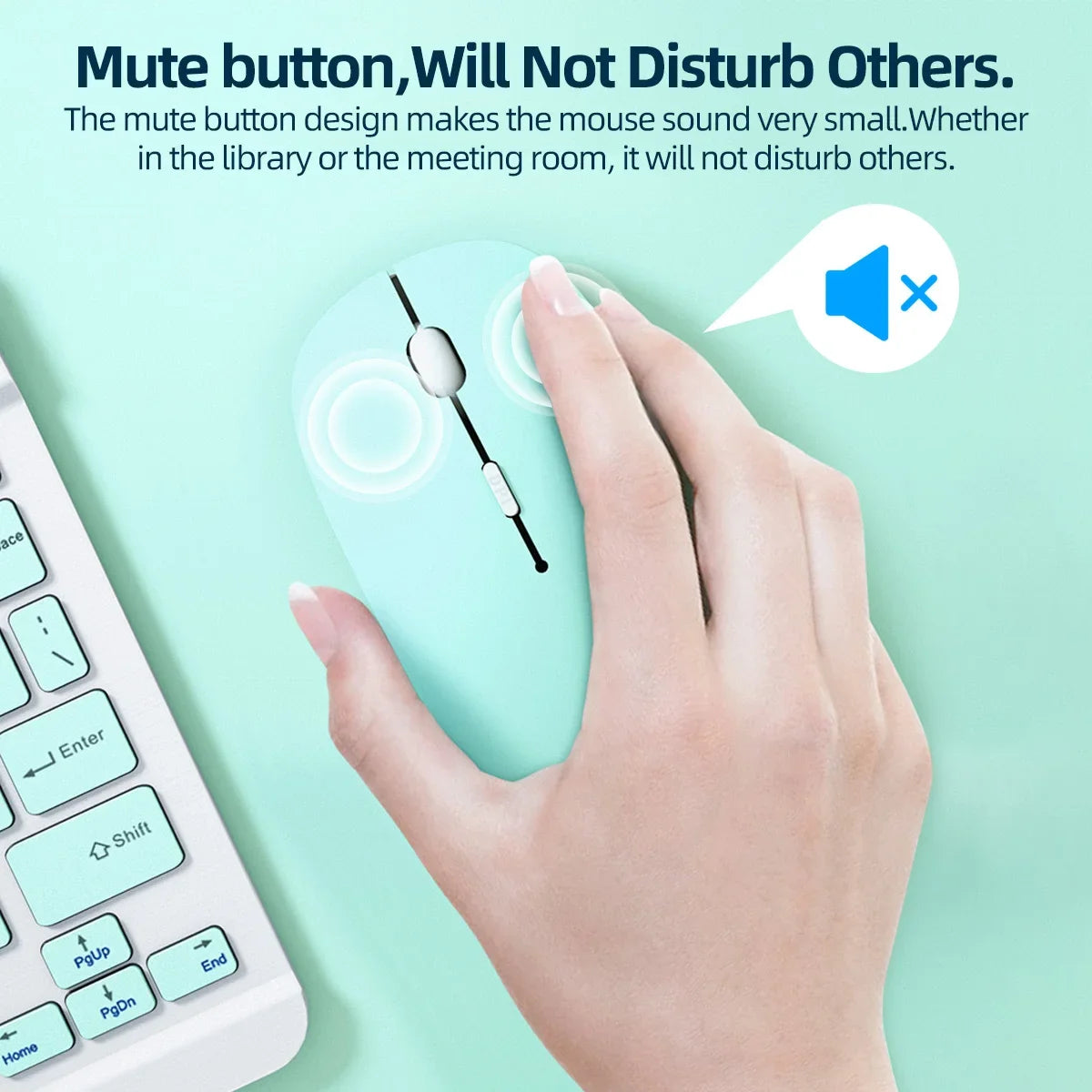 Jo Streamline Wireless Silent Mouse
