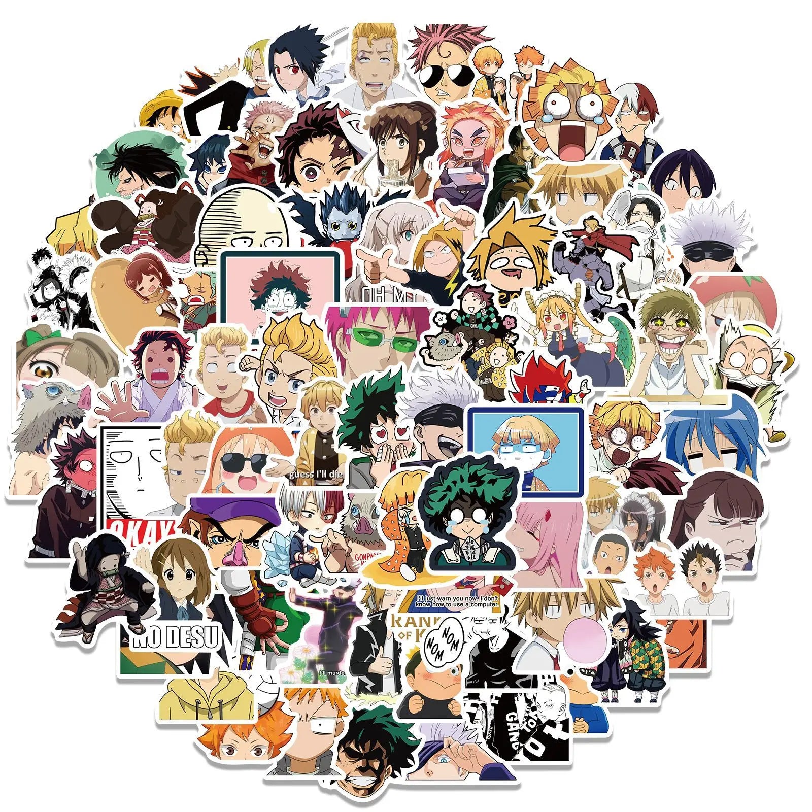 Jo Anime Fan Collection: 300-Piece Ultimate Sticker Set
