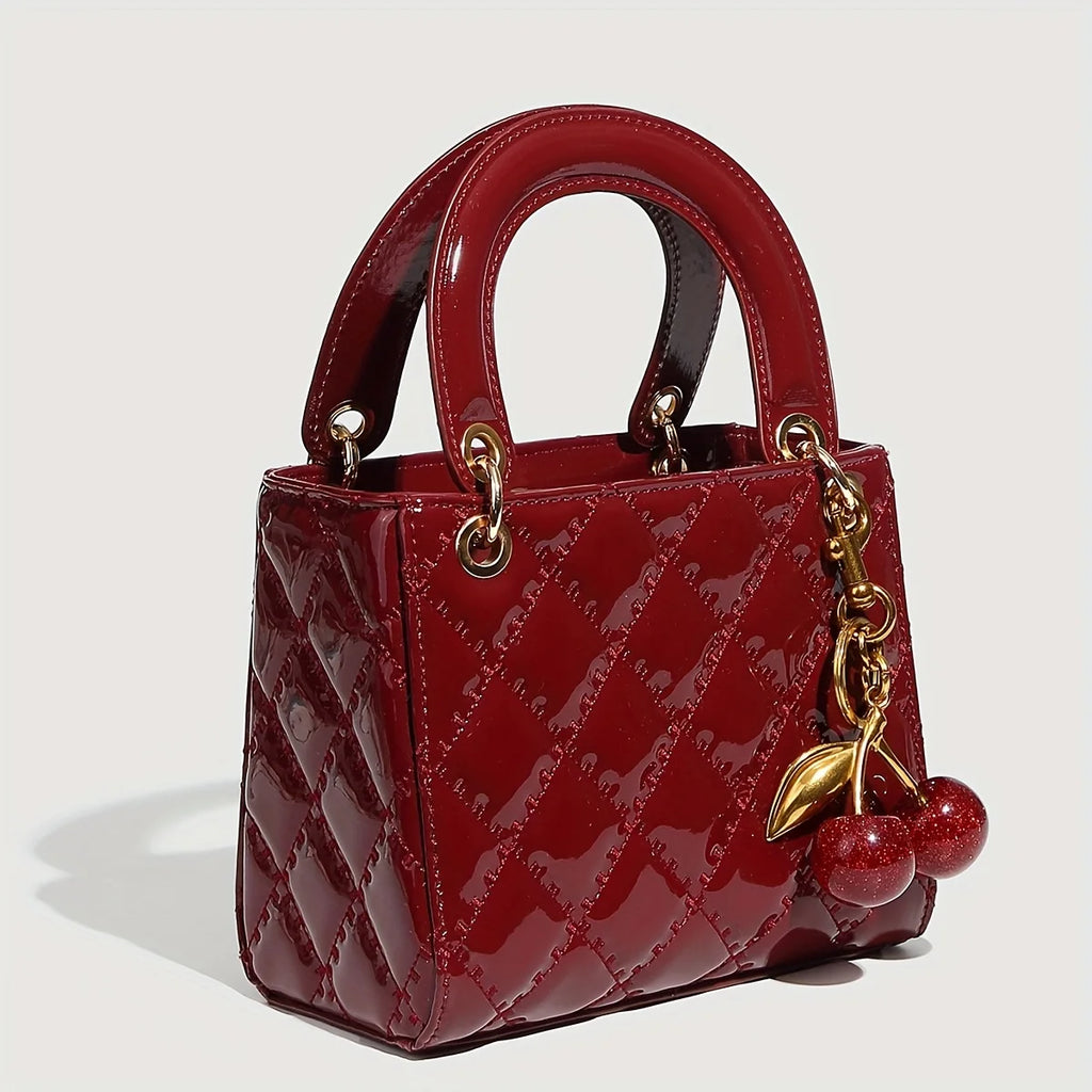 Jo 2026 New Fashion Elegant PU Leather Shoulder Bag