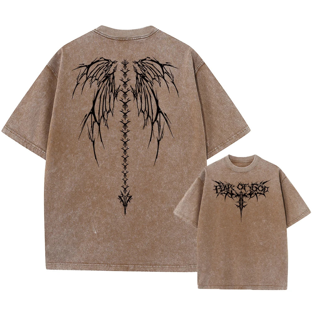 Jo Workout Acid Wash Oversized Jersey