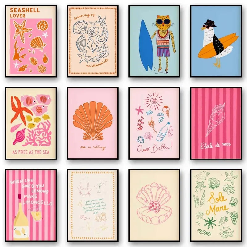 Jo Tropical Preppy Art Collection