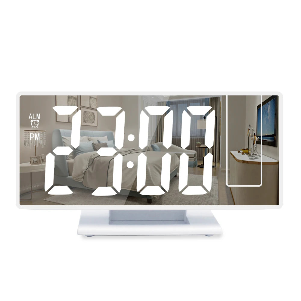 The Modern 180° Time & Temp Projector
