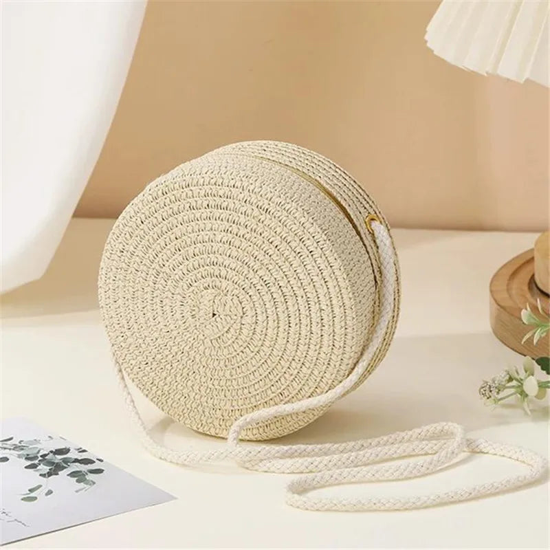 The Classic Lock-Clasp Straw Bag