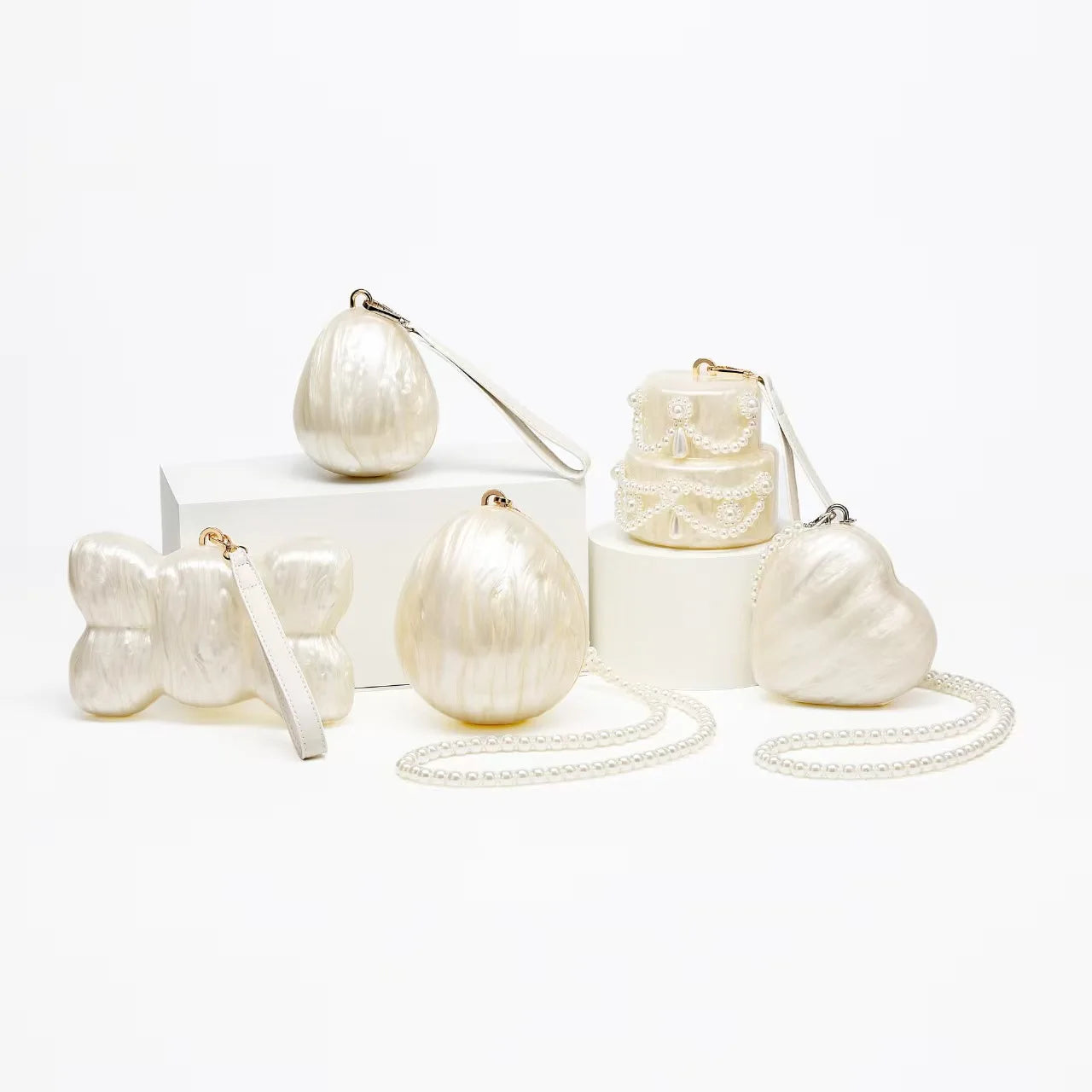 Jo Signature Beaded Egg Bag