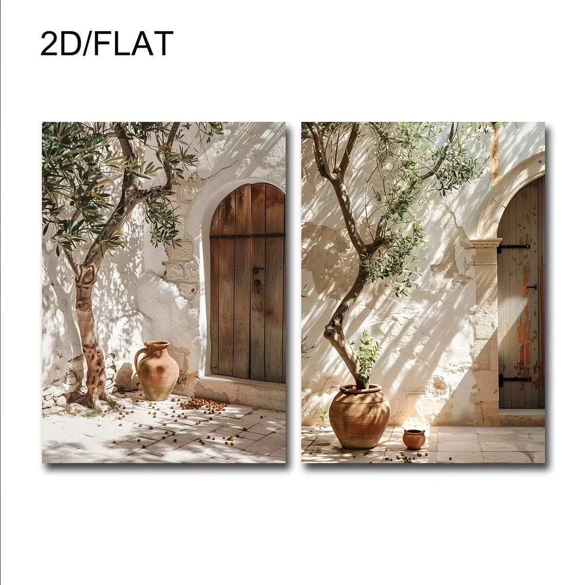 Jo Serene Olive Shadow Canvas Set