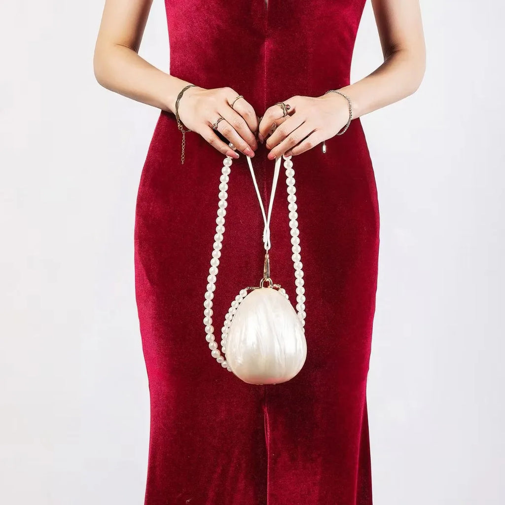 Jo Signature Beaded Egg Bag