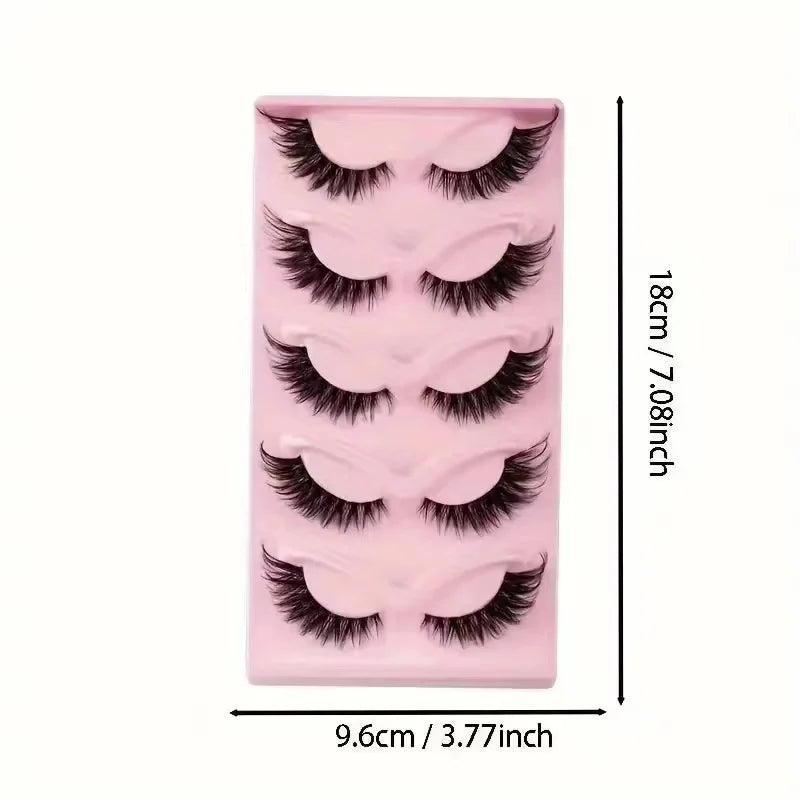 Jo 5-Pair Cat-Eye Lash Collection