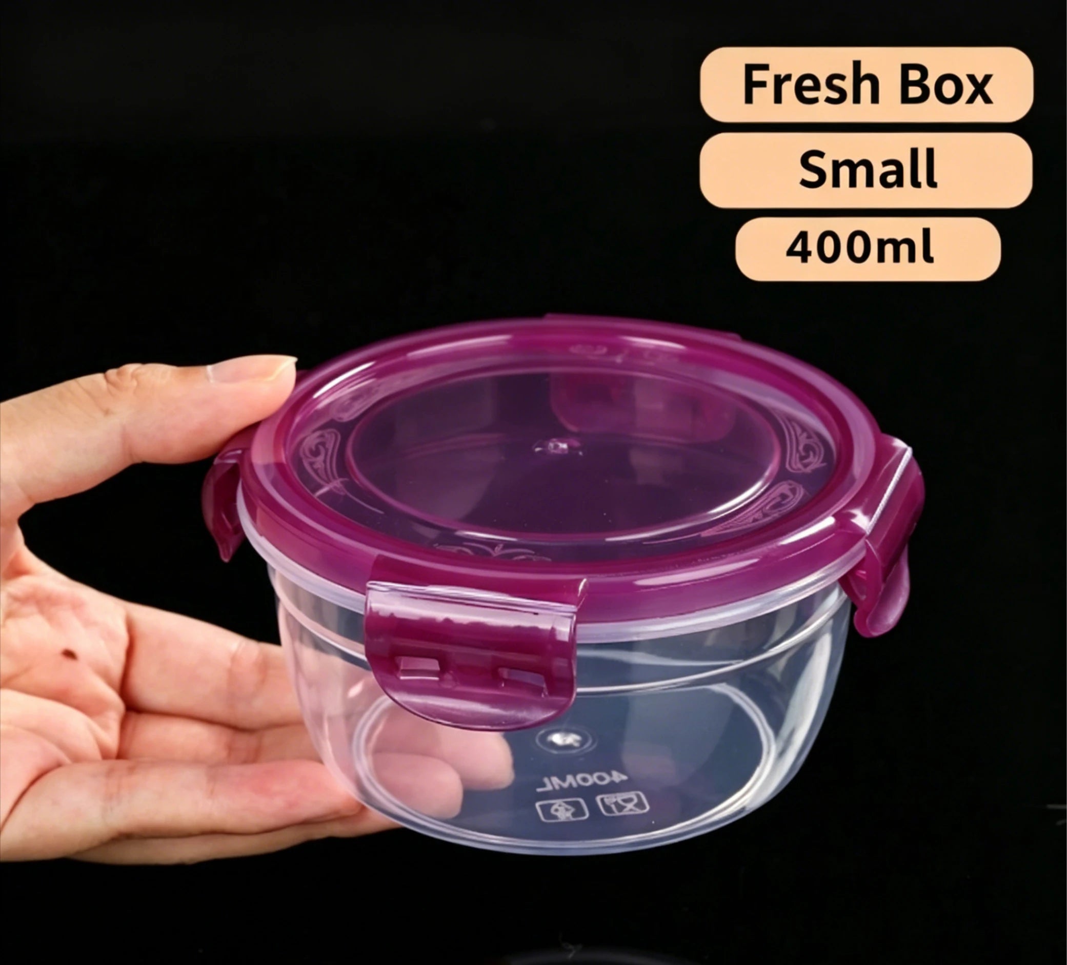 8pcs/set (4 Containers+4 Sealed Lids)