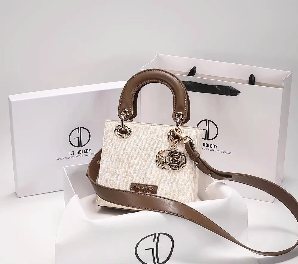 Jo Luxury and Versatile Handheld Square Bag