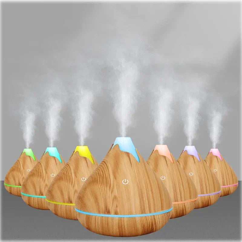 Jo LumaWood 7-Color Ultrasonic Mist Station