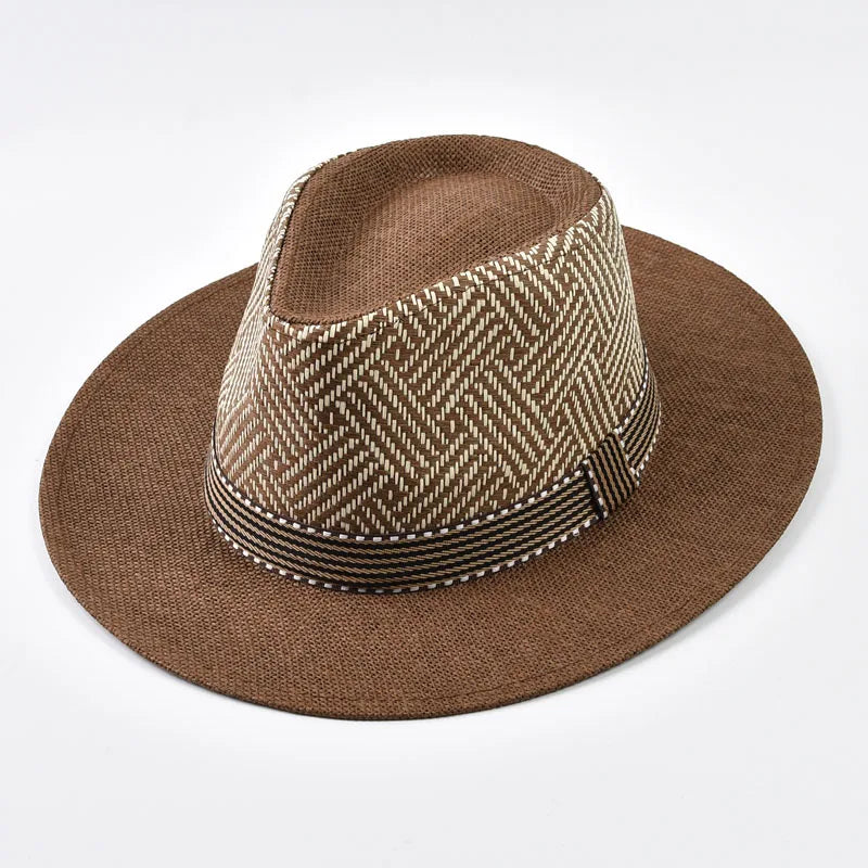 Jo Classic Men’s Panama Straw Hat for Summer