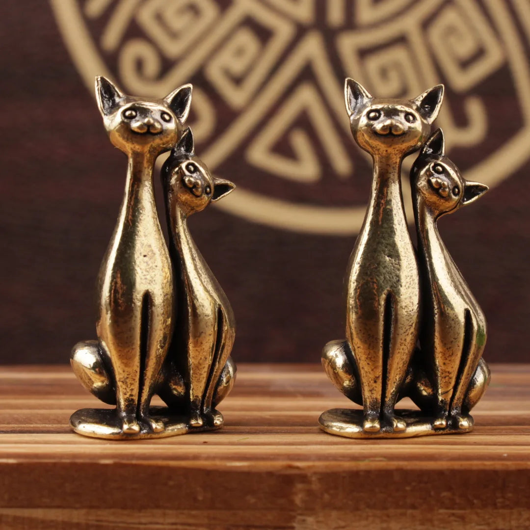 Jo Artisan Copper Cat Ornament