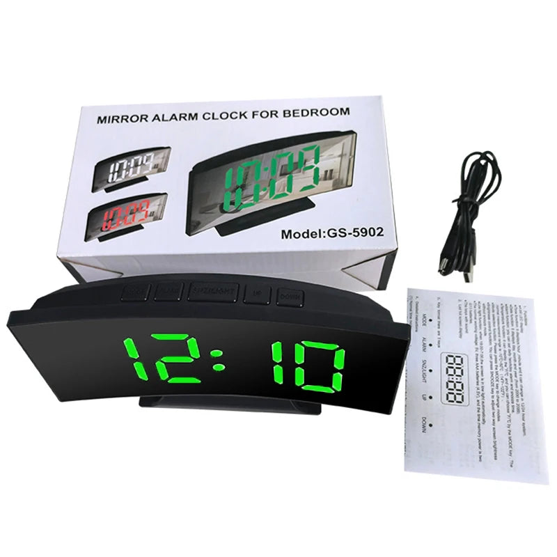 Jo Signature Mirror Alarm Clock